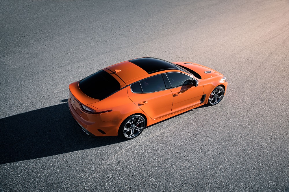 Limited Edition Kia Stinger GTS orange