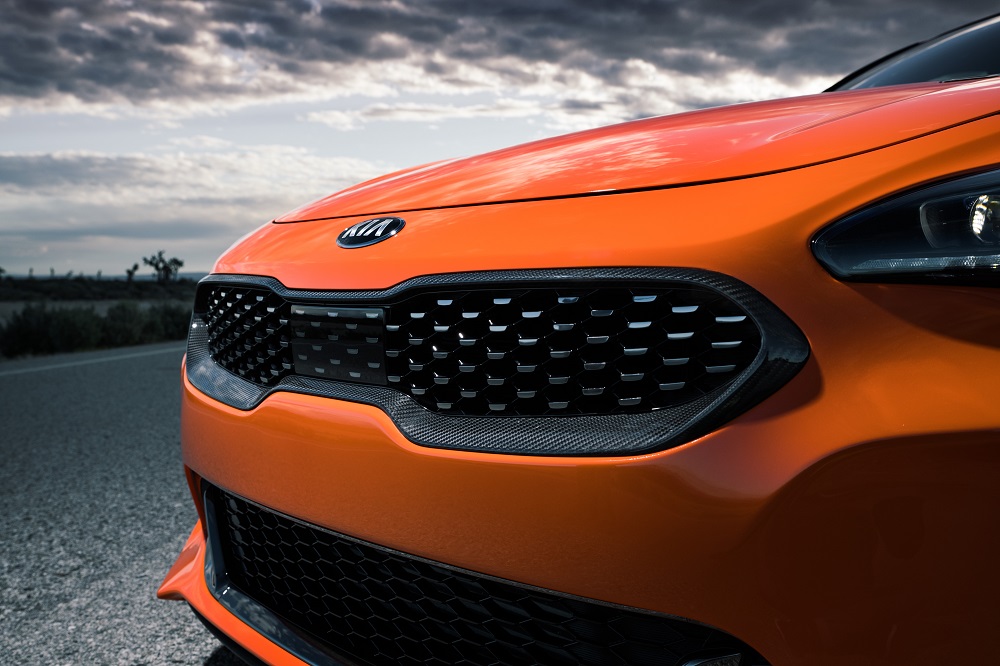 Limited Edition Kia Stinger GTS orange