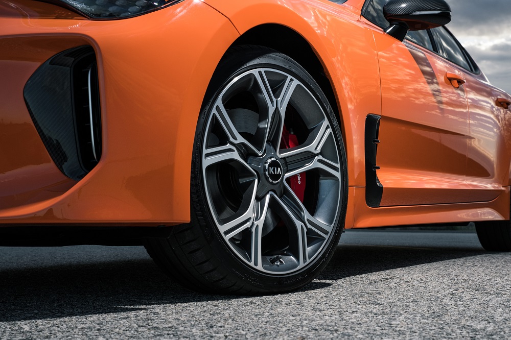 Limited Edition Kia Stinger GTS orange