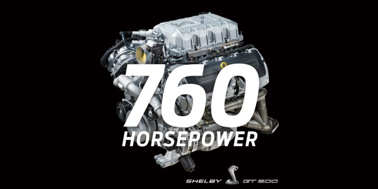 2020 Mustang Shelby GT500 makes 760 horsepower