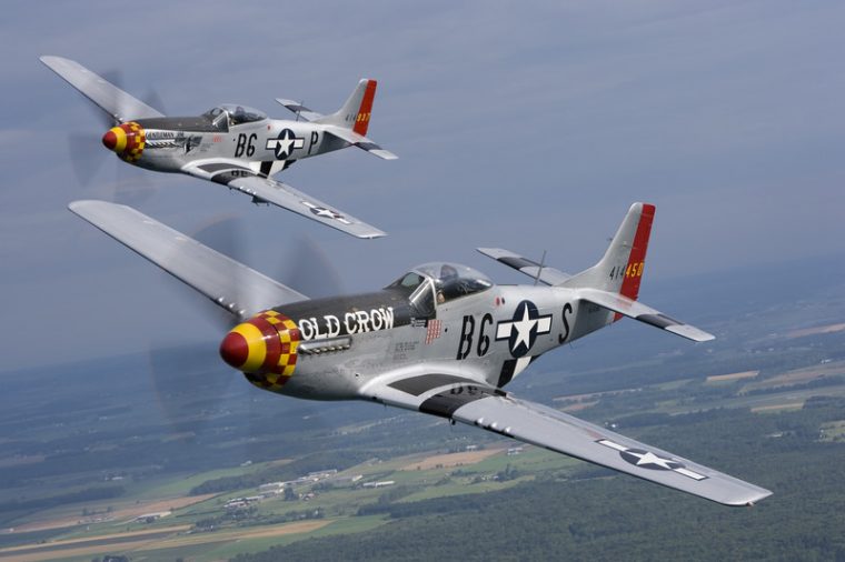 Ford and Roush Performance salute World War II flying ace Col. Bud Anderson with a preview of the one-off “Old Crow” Ford Mustang GT, inspired by the P-51 Mustang airplanes Anderson flew in combat.