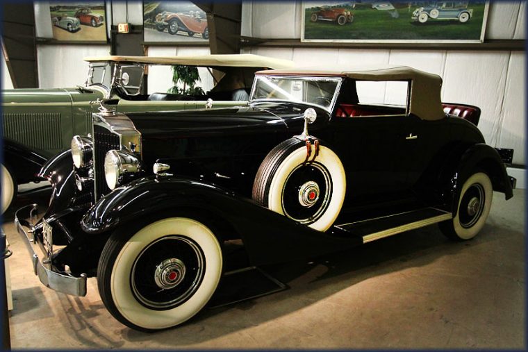 1933 Packard Roadster at the Owls Head Transportation Museum 