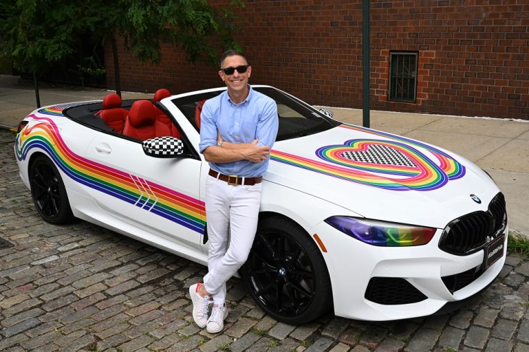 BMW 8 Series Convertible Jonathan Adler New York City World Pride 2019