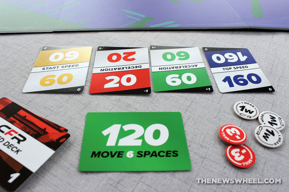 Championship Formula Racing review car race board game motorsports simulation speed card