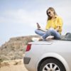 Teenager distracted driving cell phone