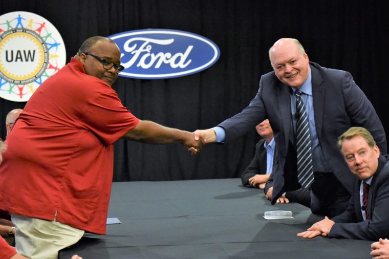Ford, UAW Contract Negotiations Kick Off with a Hearty Handshake The