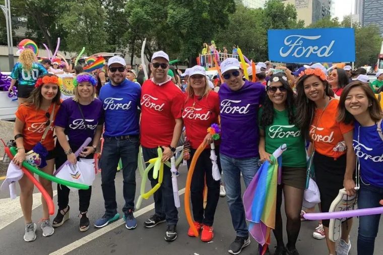 Ford at 2019 Pride Parade in Mexico City