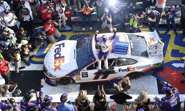 Hamlin Celebrates Pocono 2019 Win