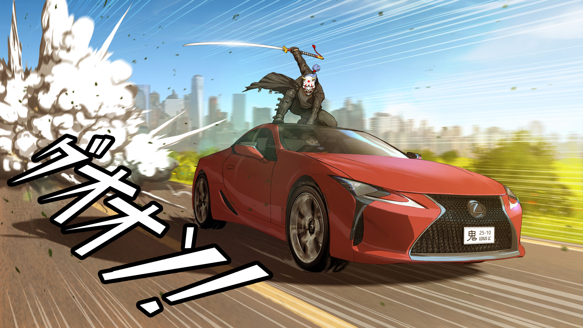 Manga Inspired Artwork Captures The Spirit Of Lexus The News Wheel