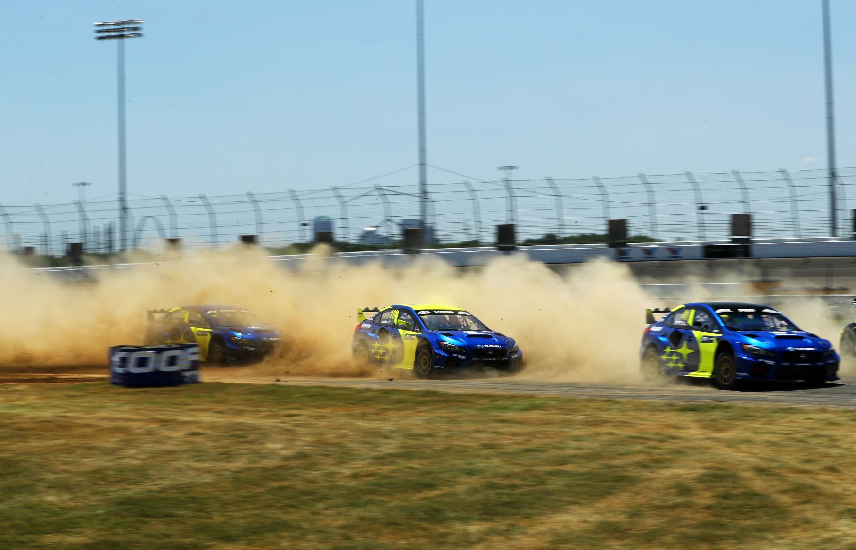 Subaru Motorsports ARX Rallycross victory WRX STI cars