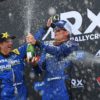 Subaru Motorsports ARX Rallycross victory podium drivers