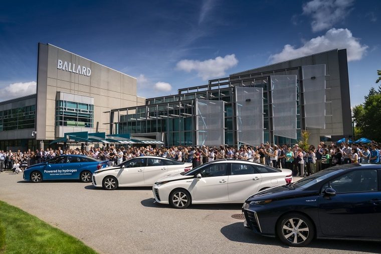 Toyota Mirai FCVs at Ballard