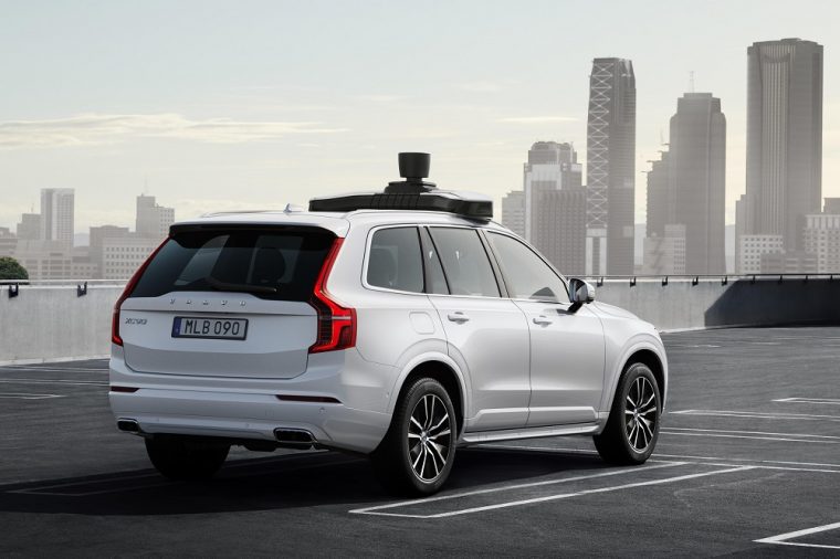 Volvo Uber Self-Driving XC90 Autonomous Car