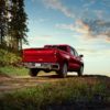 2019 Chevy Chevrolet Silverado rear red outdoors camping