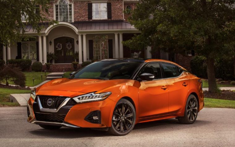 2020 nissan maxima orange