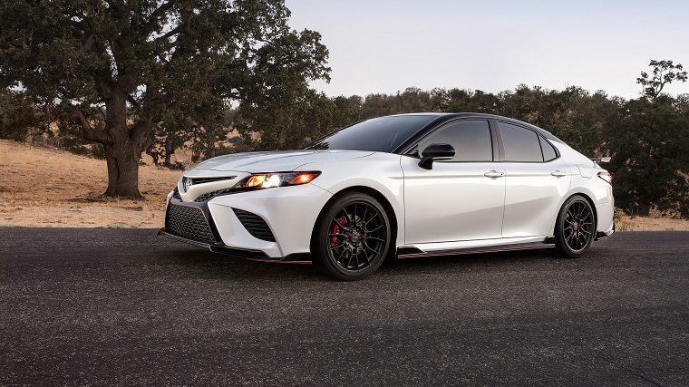 2020 Toyota Camry TRD in Wind Chill Pearl