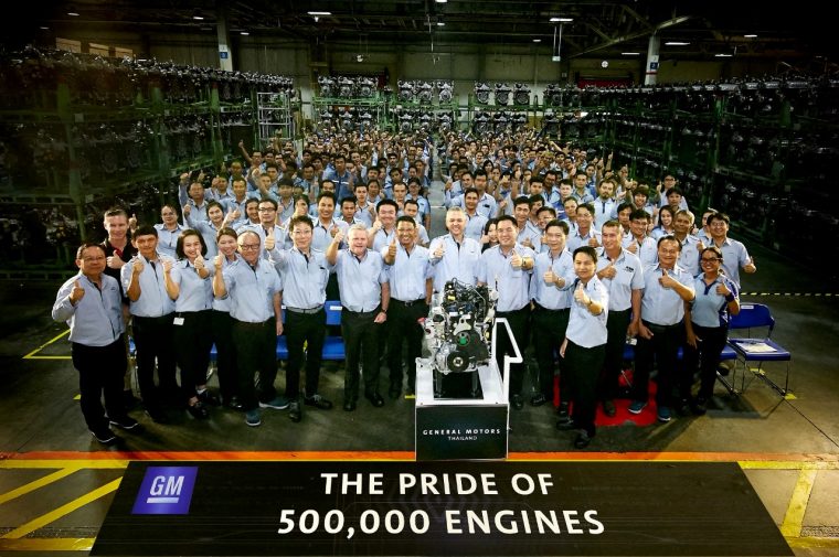 GM Powertrain Thailand builds 500,000th engine