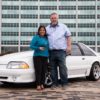 Laura and Wesley Ryan reunited with 1993 Ford Mustang