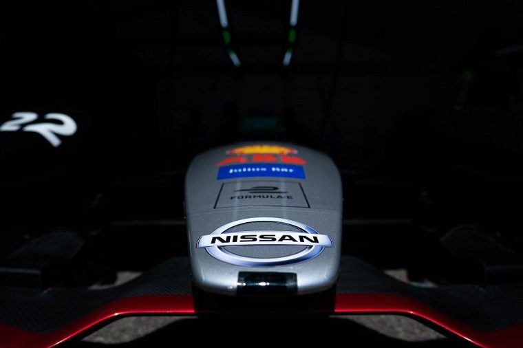 Nissan Logo on Formula E Car