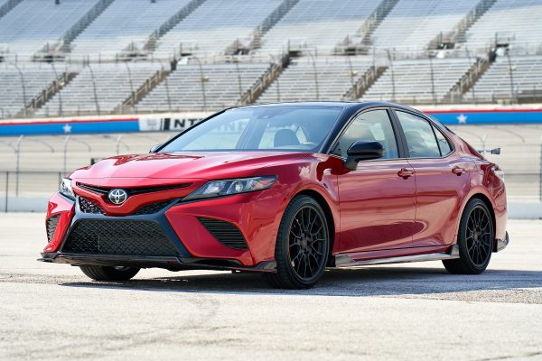 2020 Toyota Camry TRD supersonic red