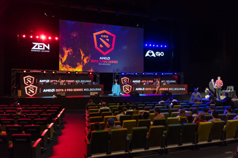 esports competition stage tournament