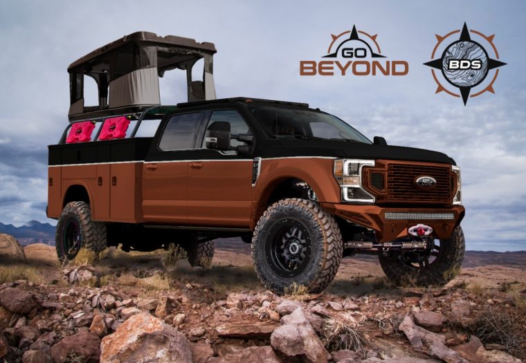 2020 BDS Suspension Ford F-350 Super Duty Crew Cab XLT | 2020 Ford F-Series Super Duty SEMA 2019