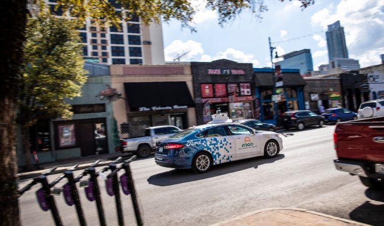 Ford autonomous vehicles in Austin