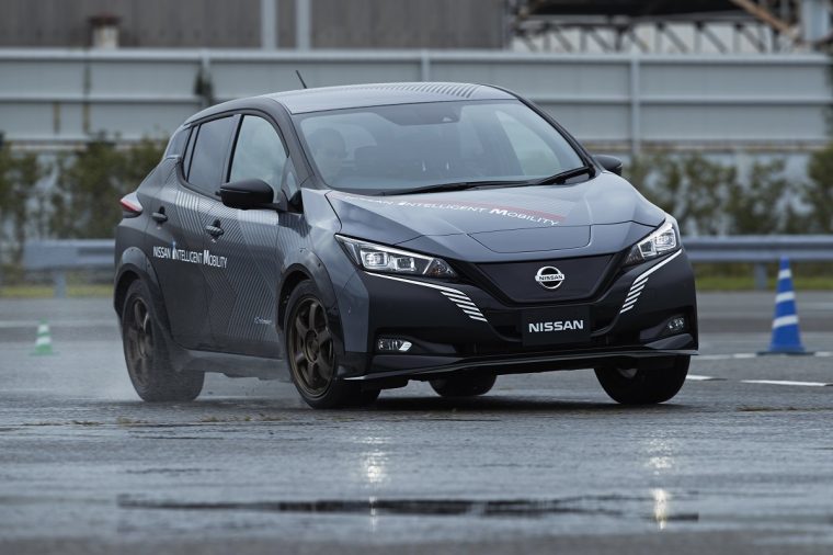 Nissan's new all-wheel-control test car