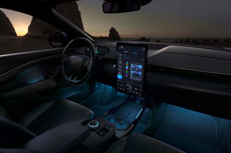 2020 Ford Mustang Mach-E SYNC 4 15.5-inch tablet