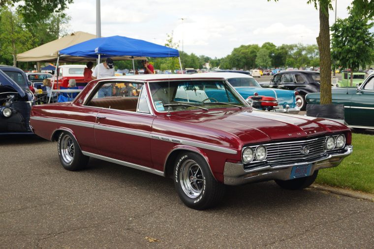 A red 1964 Buick Skylark