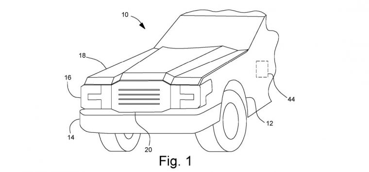 electric F-150 Frunk patent