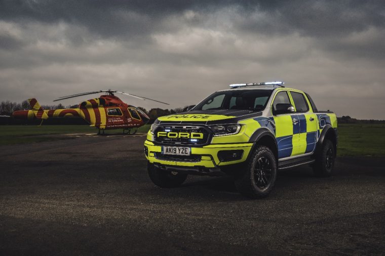 Ford Ranger Raptor police truck