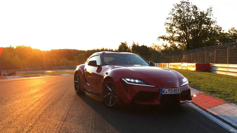 Toyota GR Supra at Nurburgring