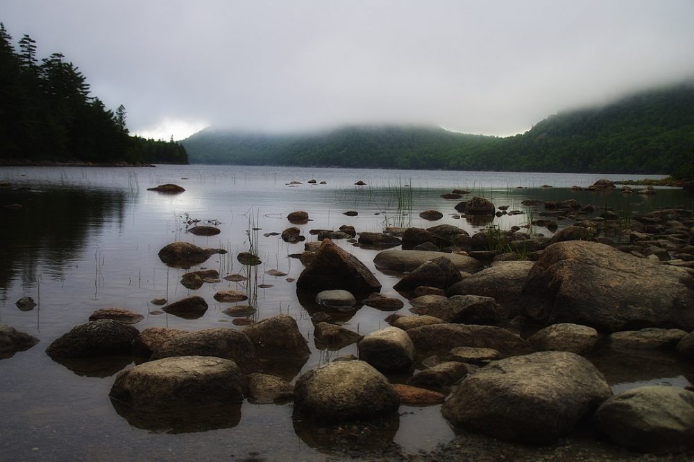 Jordan Pond in Acadia. Romantic road trips