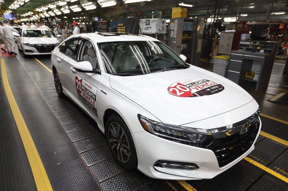 2020 Honda Accord Hybrid is 20th Million Vehicle Produced in Ohio