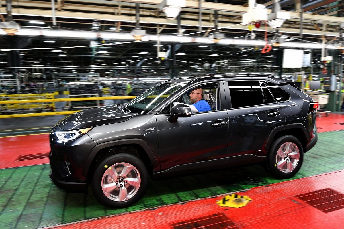 2020 Toyota RAV4 Hybrid production Kentucky