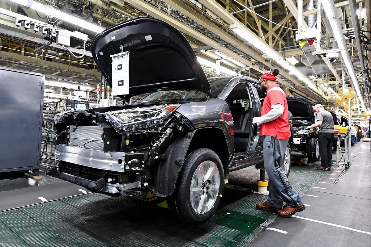 2020 Toyota RAV4 Hybrid production Kentucky