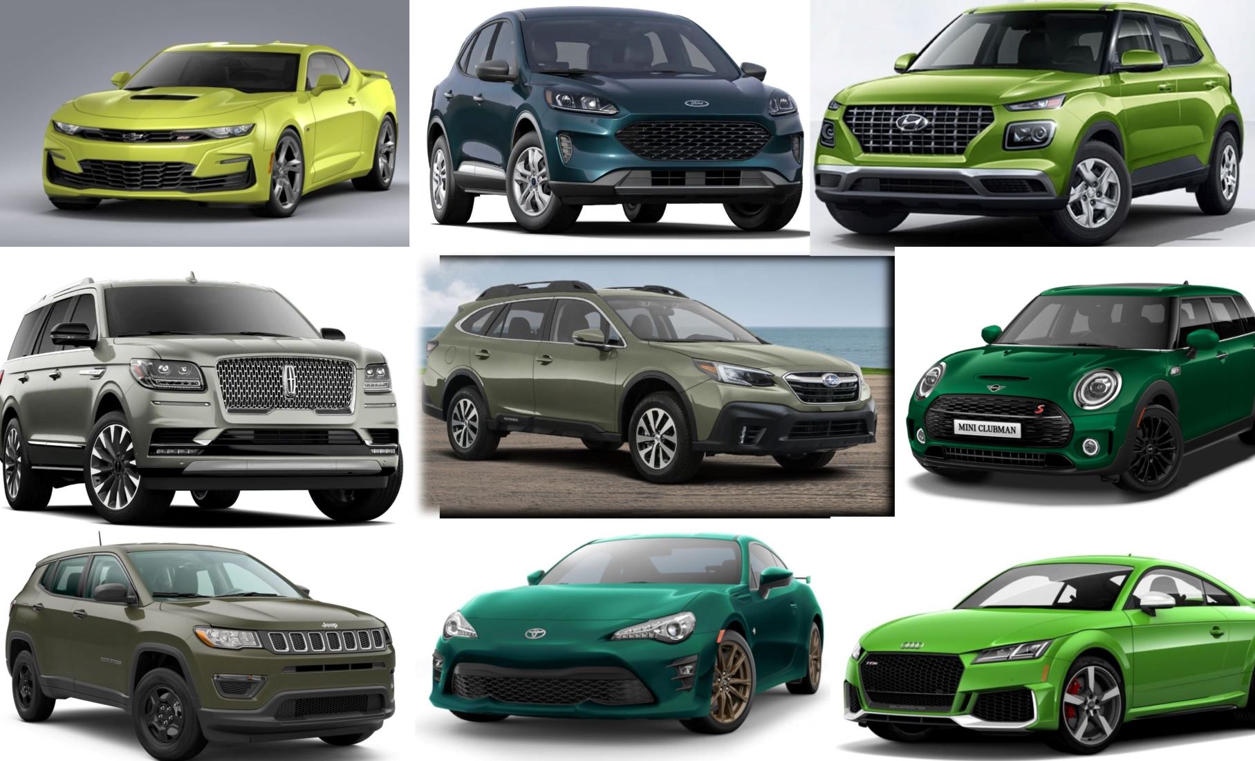 Unusual Car Colors: 2020 Models Available in Green - The News Wheel