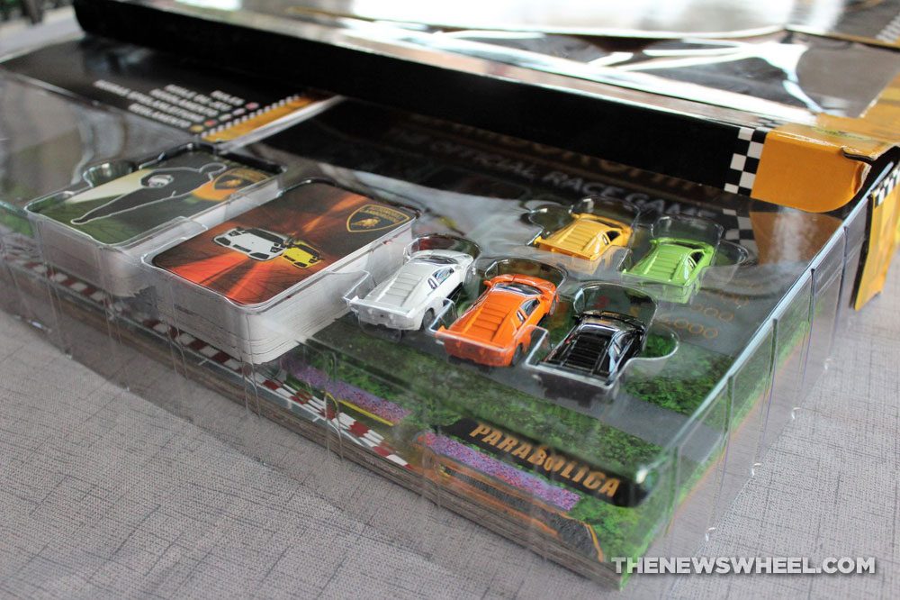 Official Lamborghini Board Game review racing cars package