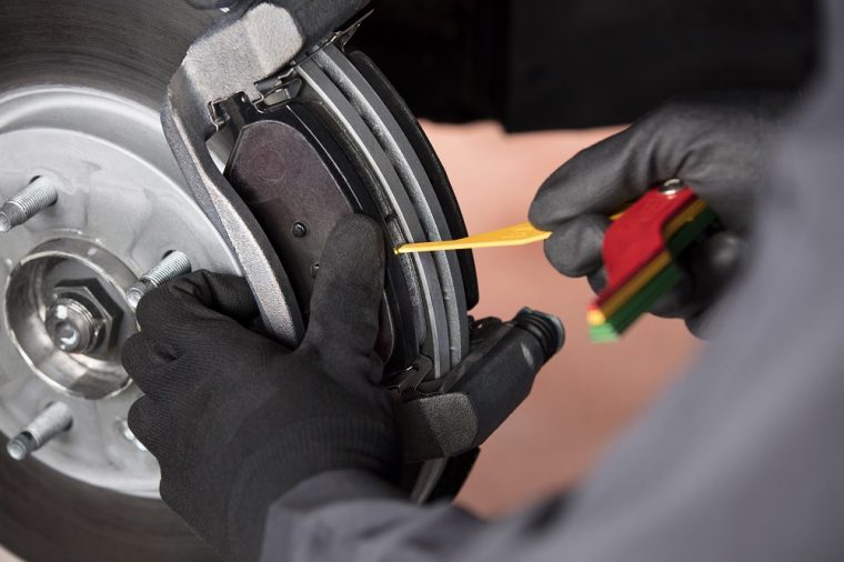 car brakes inspection brake pads