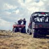 utv side-by-side vehicle off-road mountain hilltop