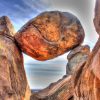 balanced rock at big bend national park