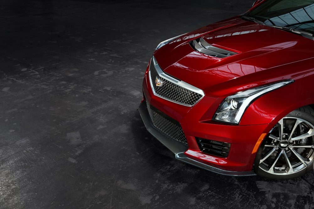 2016 Cadillac ATS-V Coupe red