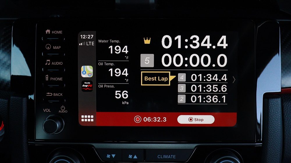 2020 Honda Civic Type R LogR Performance App