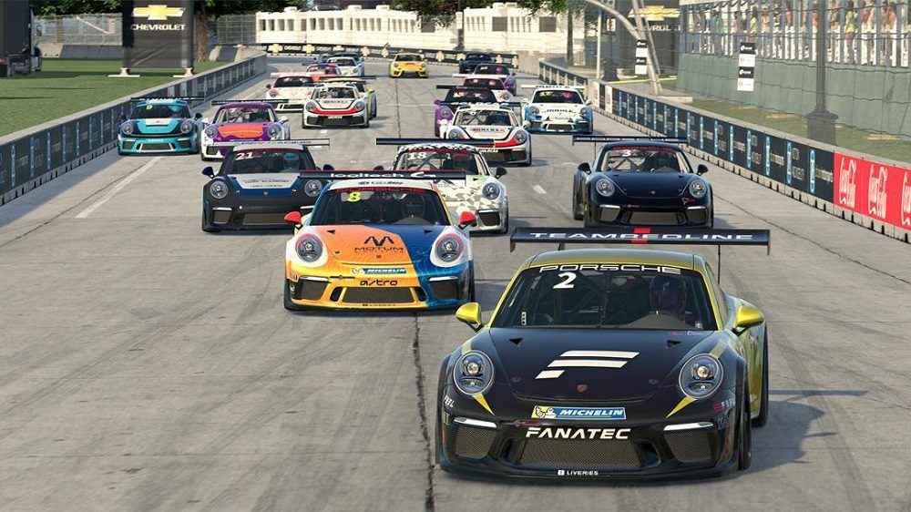 2020 Porsche Esports Supercup Qualifying, iRacing screenshot