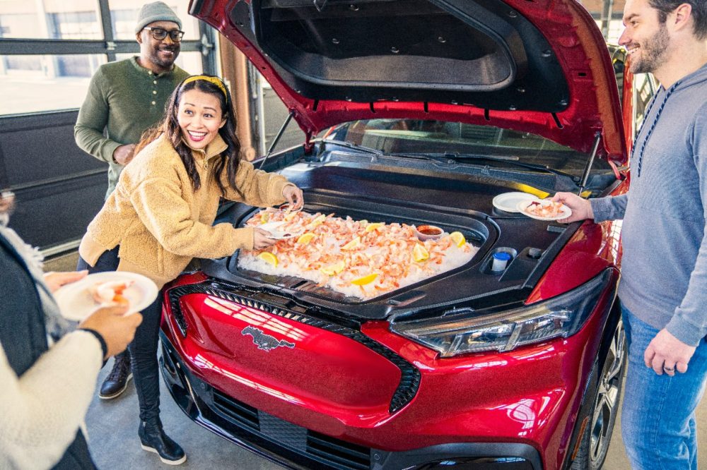 2021 Ford Mustang Mach-E frunk tailgating