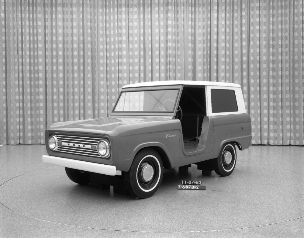 Early Ford Bronco clay prototype McKinley Thompson Jr