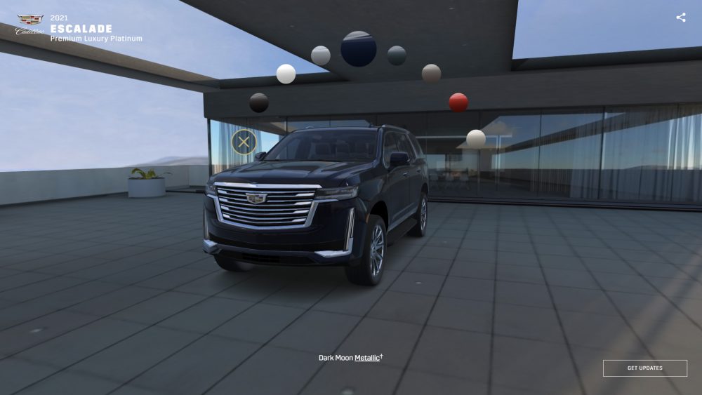 2021 Cadillac Escalade Visualizer