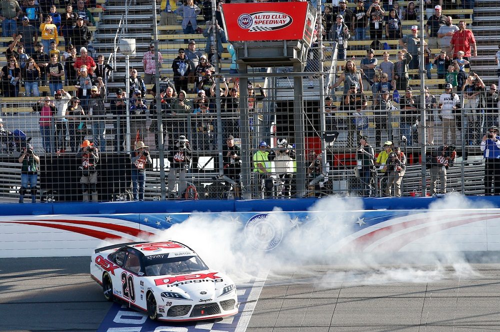 Harrison Burton Celebrates First NASCAR Xfinity Series win
