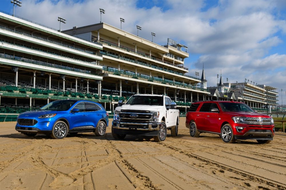 Ford lineup at Churchill Downs